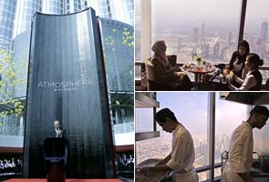 at.mosphere295 Worlds highest restaurant Photos, pics, images | Dubai hosts worlds highest restaurant