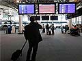 France hit by train strike after airport action