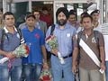 Indian sailors, held captive by Somali pirates for a year, return home