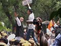 Delhi water crisis: BJP workers protest at Haryana Chief Minister's residence