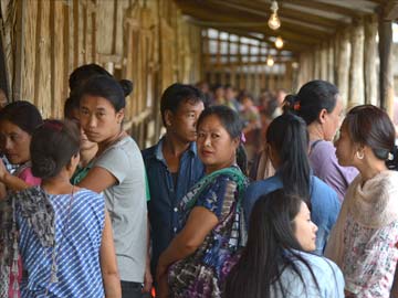Moderate polling in four Northeastern states till noon in phase 2 of Lok Sabha election Moderate polling in four Northeastern states till noon in phase 2 of Lok Sabha election