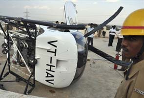 Chopper makes emergency landing on top of apartment in Bangalore