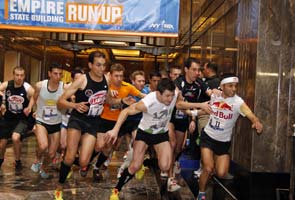 Up, up and away: Racers climb New York City's Empire State Building