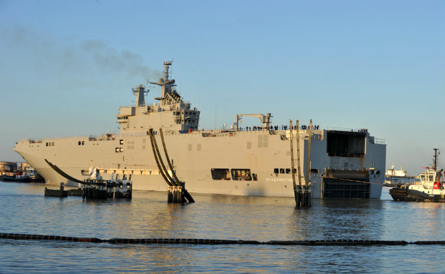 France Suspends Delivery of Warship to Russia Over Ukraine France Suspends Delivery of Warship to Russia Over Ukraine