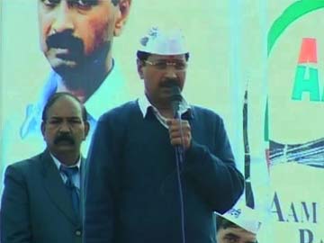 AAP chief Arvind Kejriwal addresses rally in Kanpur