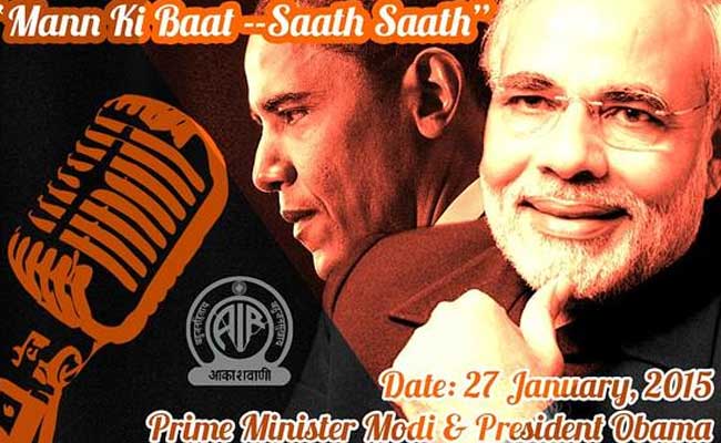 President Obama to Join PM Modi in Mann ki Baat Radio Address