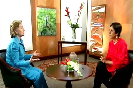 Action against Saeed in Pak's interest: Hillary Clinton