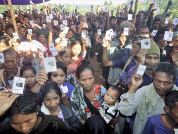 70 per cent turnout in Bru relief camps for Mizoram Assembly polls