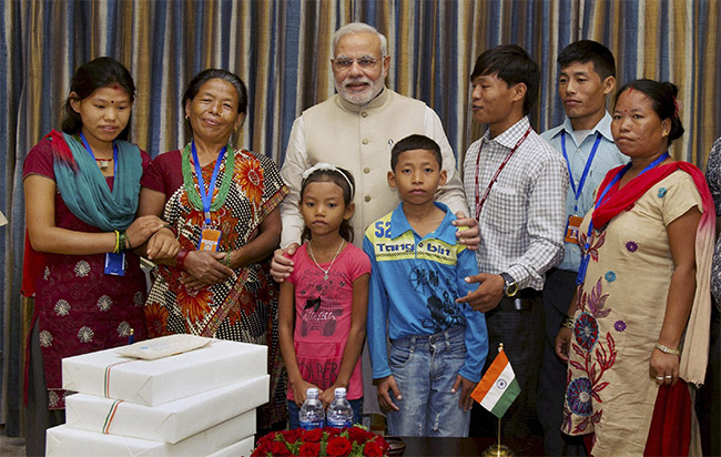 in nepal pm modi reunites jeet bahadur with his family after 16