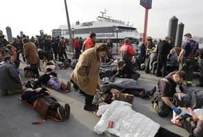 Commuter ferry crash in New York injures 57, one critical