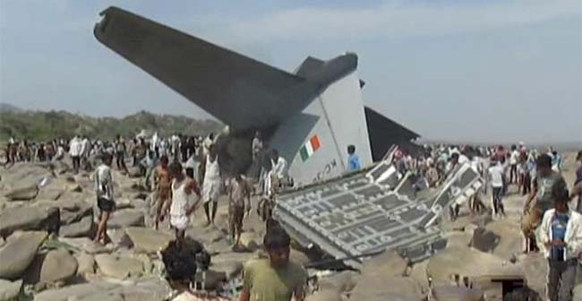 Air Force's new C-130J aircraft crashes near Gwalior, five killed