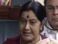 Will not stall Finance Bills but no support to government hereafter: Sushma Swaraj