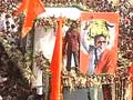 Bal Thackeray's funeral procession on way to Shivaji Park; lakhs of supporters present