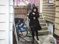 A path from 'social butterfly' to suspect's widow in hijab