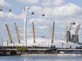 Urban cable car takes flight over London's Thames