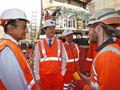 Chidambaram dons hard hat, visits Crossrail project in London 