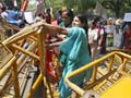 Delhi minor rape case: protesters try to storm barricades to reach Parliament
