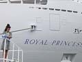Duchess of Cambridge Kate Middleton formally names Royal Princess cruise ship 