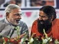 At Baba Ramdev's Haridwar ashram, Narendra Modi talks about 2002 