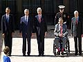 Barack Obama, former presidents rally around George Bush as library opens