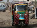 Eye-catching rickshaws promote peace in Pakistan