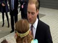 Kiss from Prince William? No thanks, says little girl