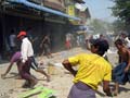 Myanmar army patrols central city after violence 
