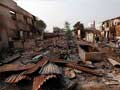 UN Myanmar envoy visits ruined city after violence 