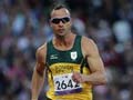 Oscar Pistorius runs again on blades at Pretoria track