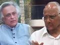 Sharad Pawar and Jairam Ramesh begin tour to drought-hit states