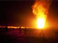 Nigeria oil line on fire; militants claim attack 