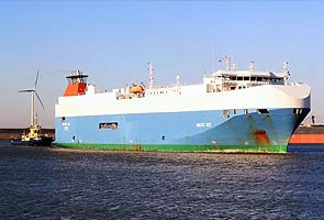 Ship sinks after collision off Dutch coast
