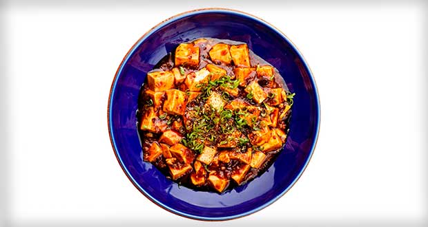 Mapo Tofu with Spring Onion and Black Beans