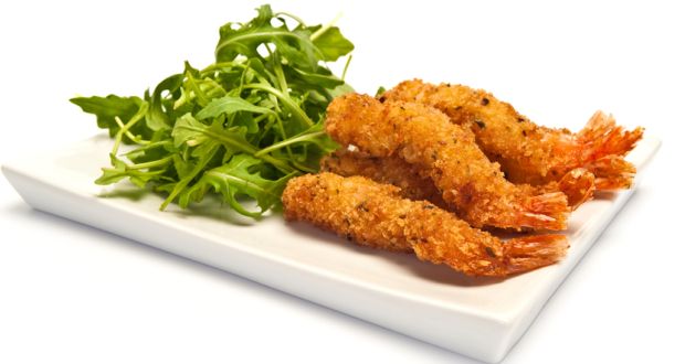 Crisp Coated Prawns