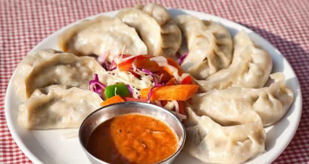 Lamb Momos with Sweet Chilli Sauce