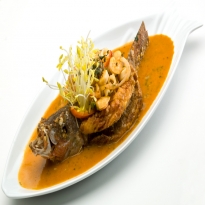 Salt Crusted Baked Snapper