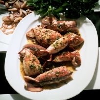 Recipe of Squids with Prawn Stuffing