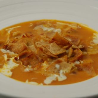 Tomato and Roti Soup