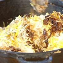 Almond and Lamb Biryani
