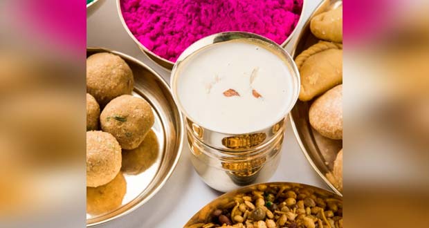 almond milk thandai