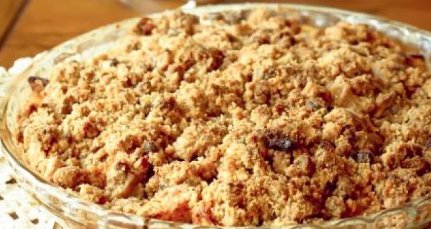 Image result for Apple Crumble with Singhara Atta