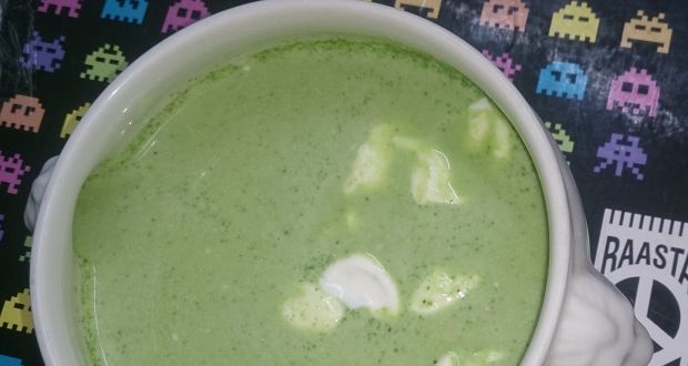 West Indian Avocado Soup with Limon Crema