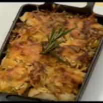 Baked Arbi with Feta Cheese