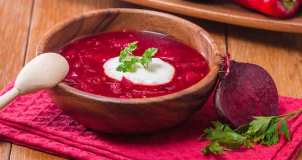 Chilled Watermelon and Beet Soup