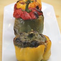 Bell Peppers Stuffed with Barley