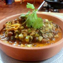 Black Channa And Coconut Stew