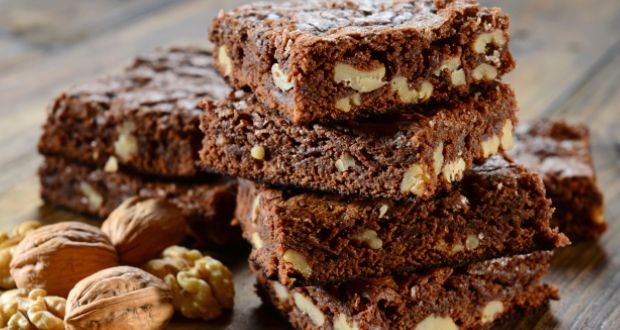 Buckwheat Chocolate Walnut Brownie
