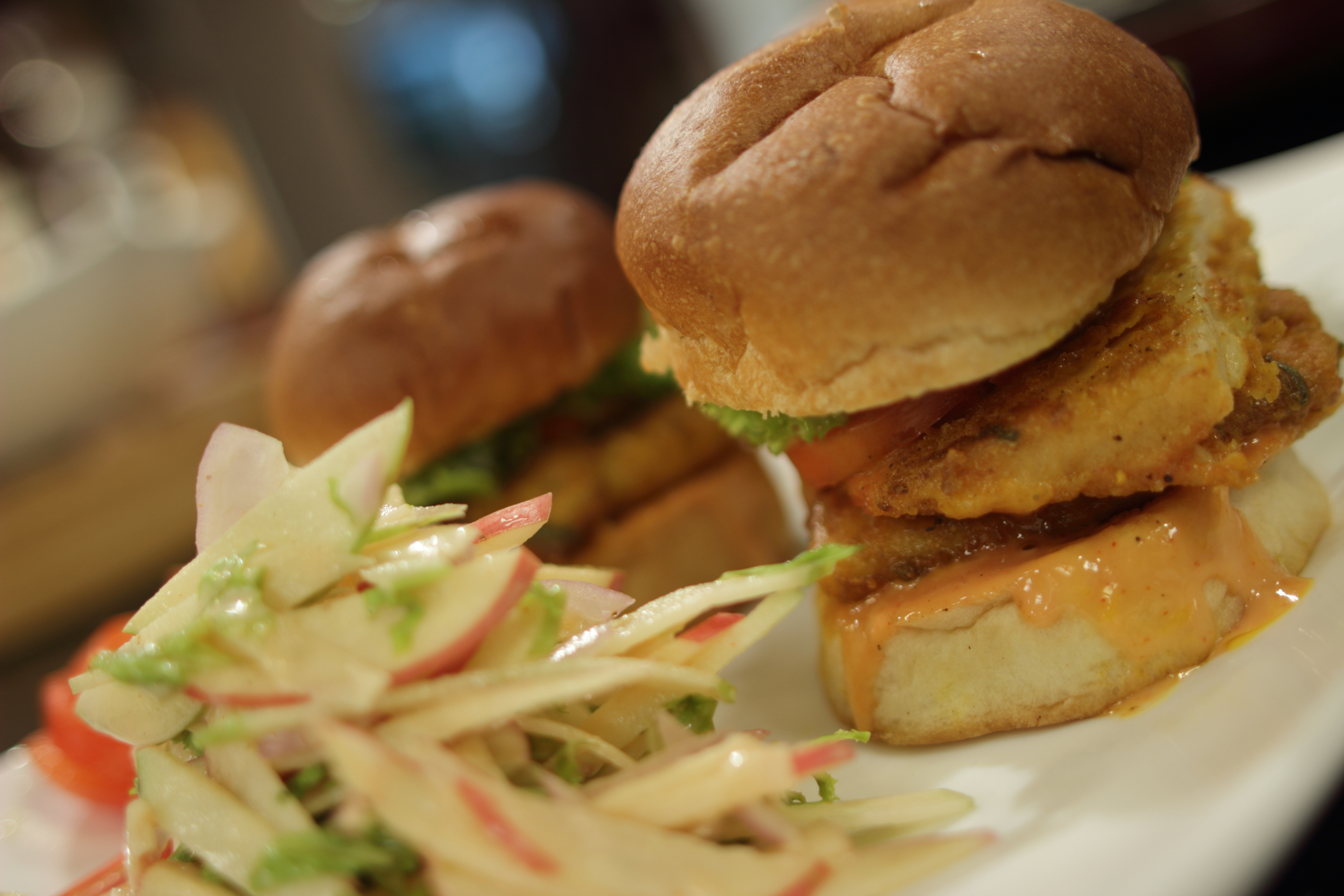 Chicken and Fish Burger