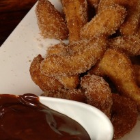 Churros with Chocolate Sauce