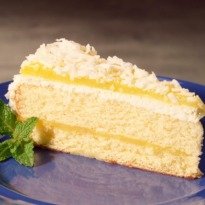 Coconut and Mango Gateau